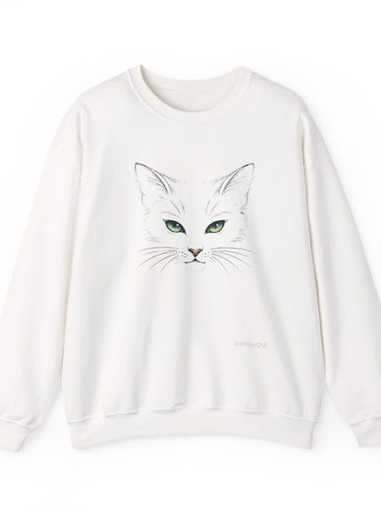"Cat Face Sketch" Unisex Adult Sweatshirt