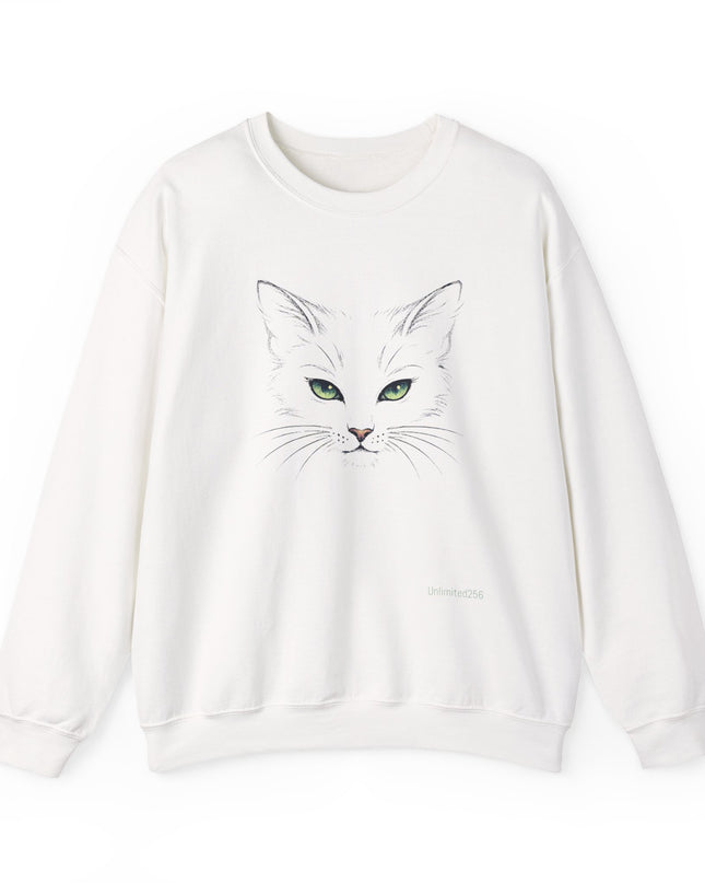 "Cat Face Sketch" Unisex Adult Sweatshirt