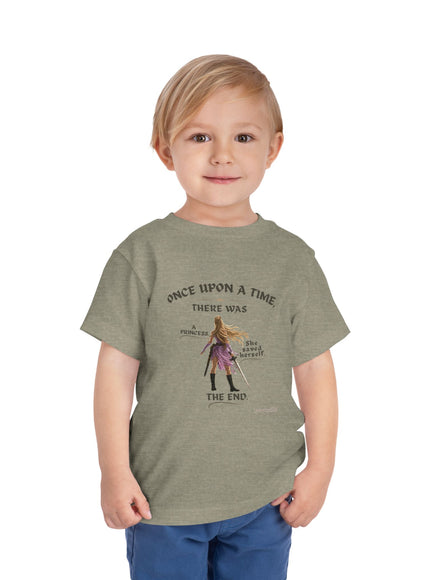 "She Saved Herself V2" Toddler Short Sleeve Tee