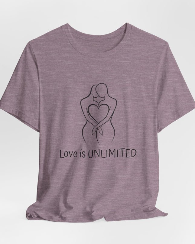 "Love is Unlimited" Unisex Jersey Short Sleeve Tee