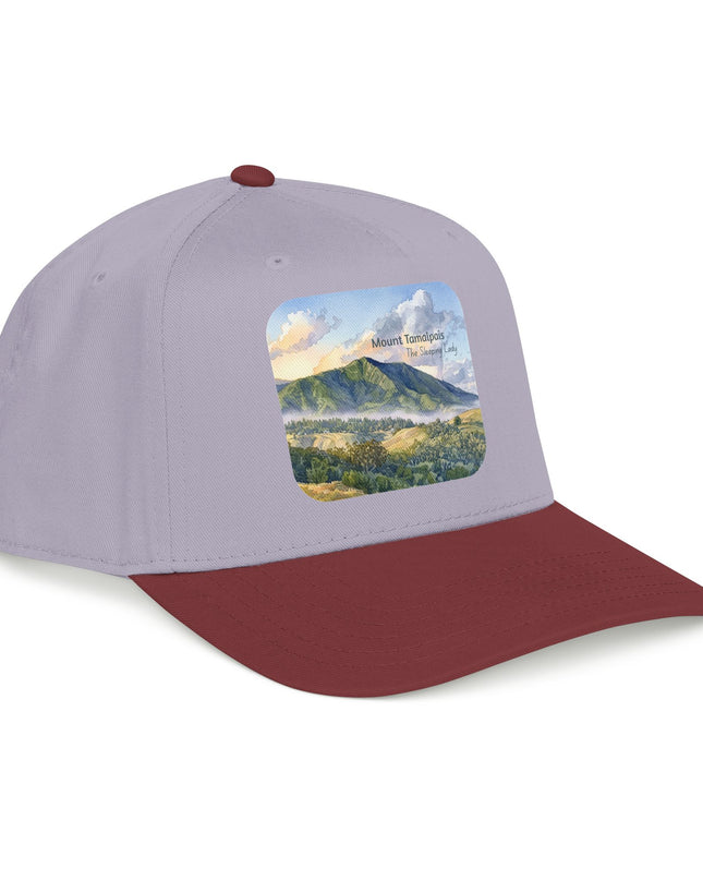 "Mount Tamalpais, the Sleeping Lady" Mid Profile Baseball Cap