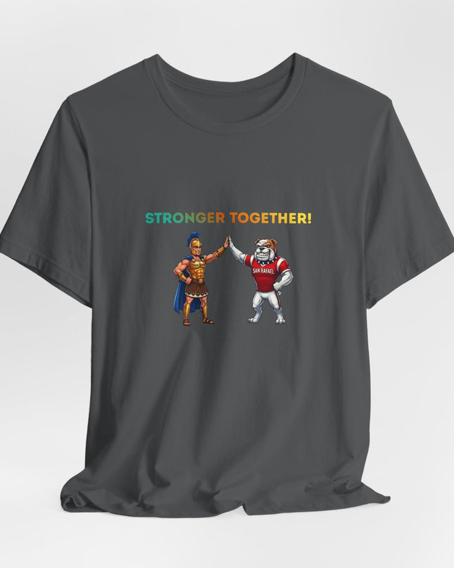"Stronger Together SR and TL Mascots" Unisex Jersey Short Sleeve Tee