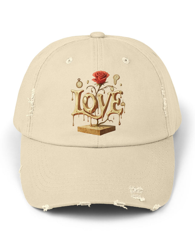 "Love (Salvador Dali)" Unisex Distressed Cap