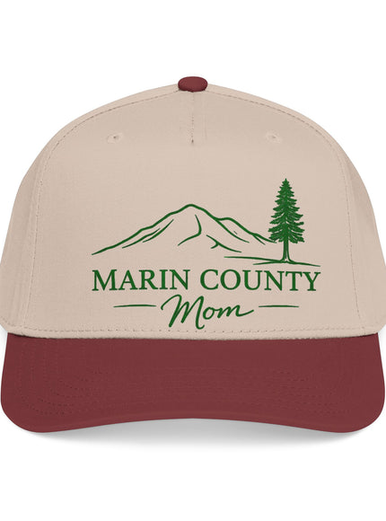 "Marin County Mom" Mid Profile Baseball Cap