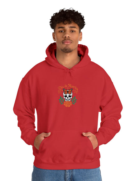 "Día de Muertos" Unisex Heavy Blend Hooded Embroidered Sweatshirt