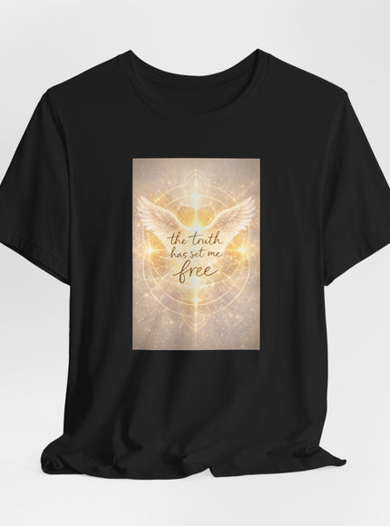 "The Truth Has Set Me Free" Unisex Jersey Short Sleeve Tee