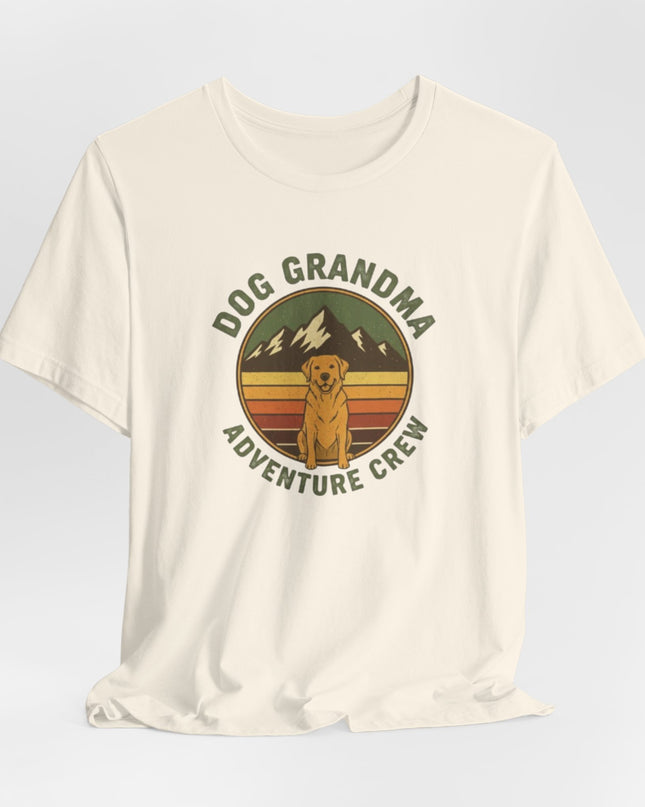 "Dog Grandma Adventure Crew" Unisex Jersey Short Sleeve Tee