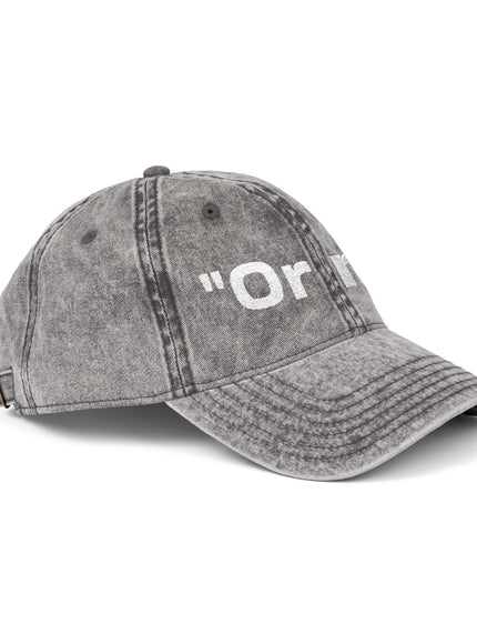 "Or No" Vintage Cap (Embroidery)