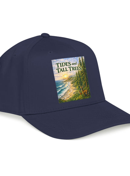 "Tides and Tall Trees" Mid Profile Baseball Cap