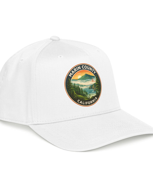 "Marin County, Above the Fog" Mid Profile Baseball Cap