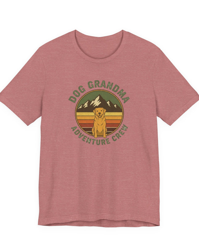"Dog Grandma Adventure Crew" Unisex Jersey Short Sleeve Tee