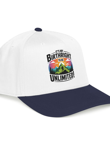 "It's my Birthright to be Unlimited" Mid Profile Baseball Cap