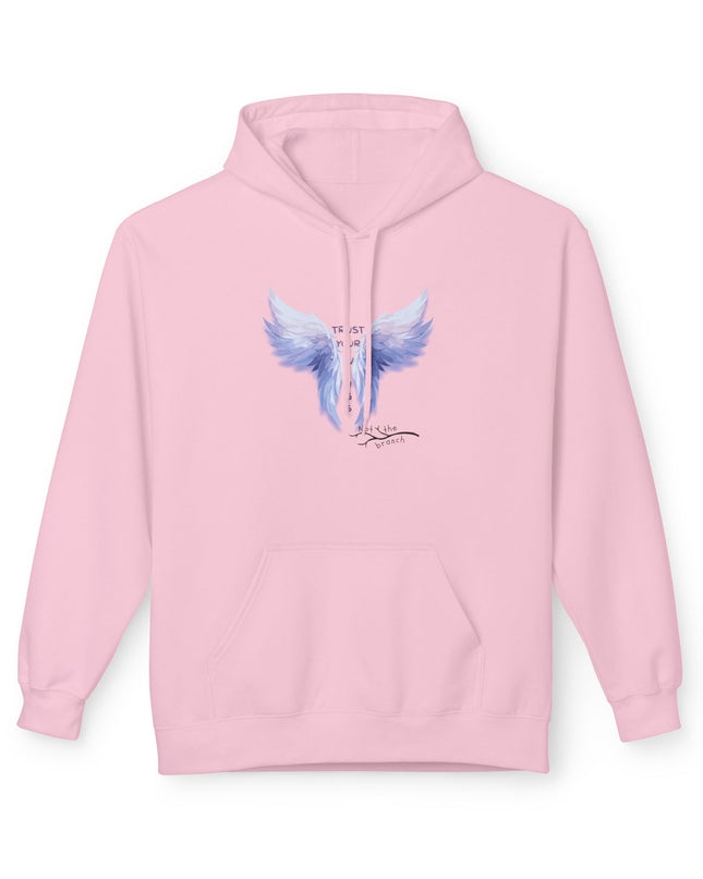 "Trust your Wings, Not the Branch" Unisex Midweight Softstyle Fleece Hoodie