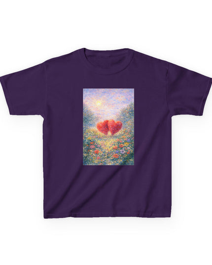 "Valentine's Day - Monet Style" Kids Heavy Cotton Tee