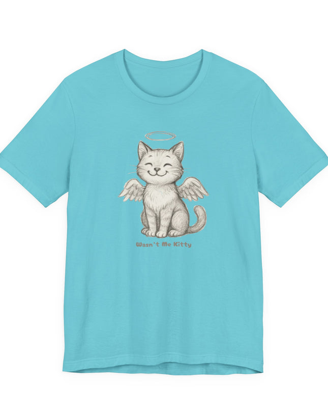 "Wasn't Me Kitty" Unisex Jersey Short Sleeve Tee