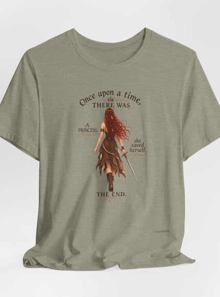 "She Saved Herself V5" Unisex Jersey Short Sleeve Tee