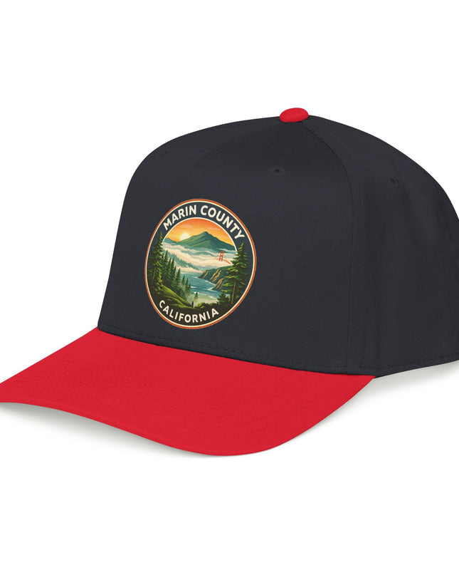 "Marin County, Above the Fog" Mid Profile Baseball Cap