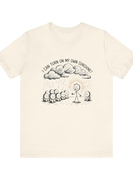 "I can make my own sunshine" Unisex Jersey Short Sleeve Tee