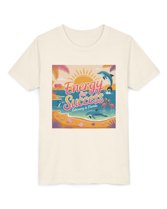 "February in Florida, Energy for Success" Youth Short Sleeve Tee