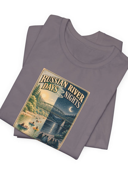 "Russian River Days, Russian River Nights" Unisex Jersey Short Sleeve Tee