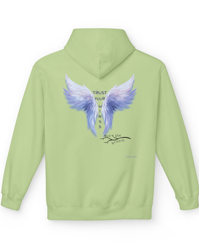 "Trust your Wings, Not the Branch" Unisex Midweight Softstyle Fleece Hoodie