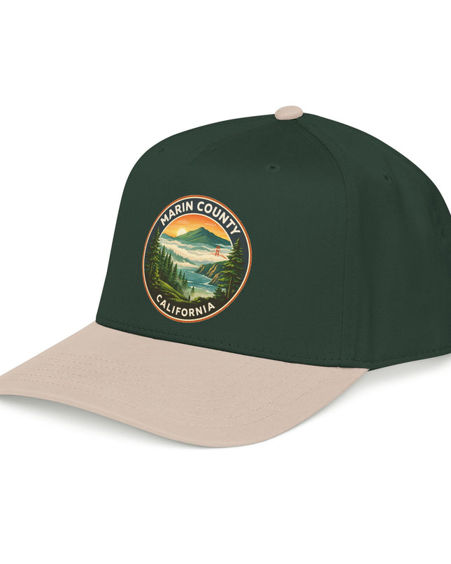 "Marin County, Above the Fog" Mid Profile Baseball Cap
