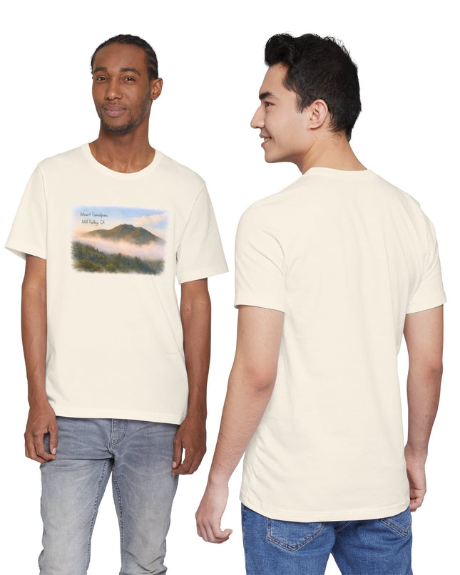 "Mount Tamalpais, Mill Valley, California" Unisex Jersey Short Sleeve Tee