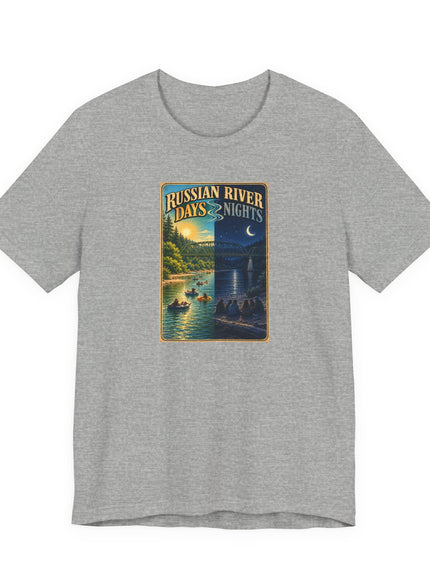 "Russian River Days, Russian River Nights" Unisex Jersey Short Sleeve Tee