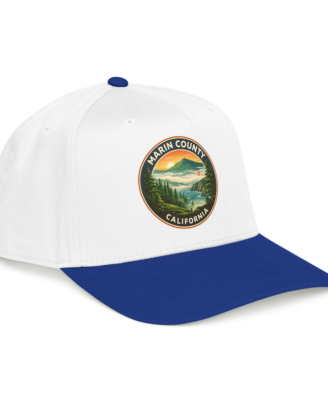 "Marin County, Above the Fog" Mid Profile Baseball Cap