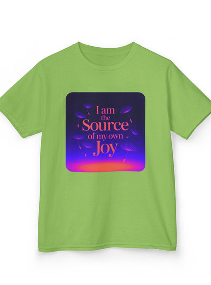 "I Am the Source of my Own Joy" Kids Heavy Cotton Tee