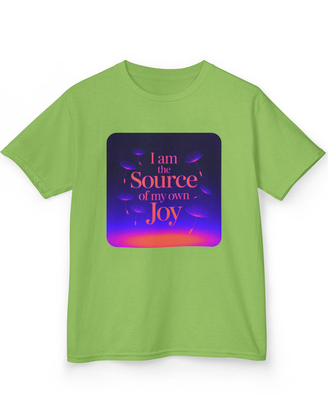 "I Am the Source of my Own Joy" Kids Heavy Cotton Tee
