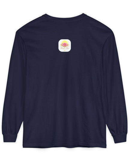 "Happy Valentine's Day" Unisex Garment-dyed Long Sleeve T-Shirt