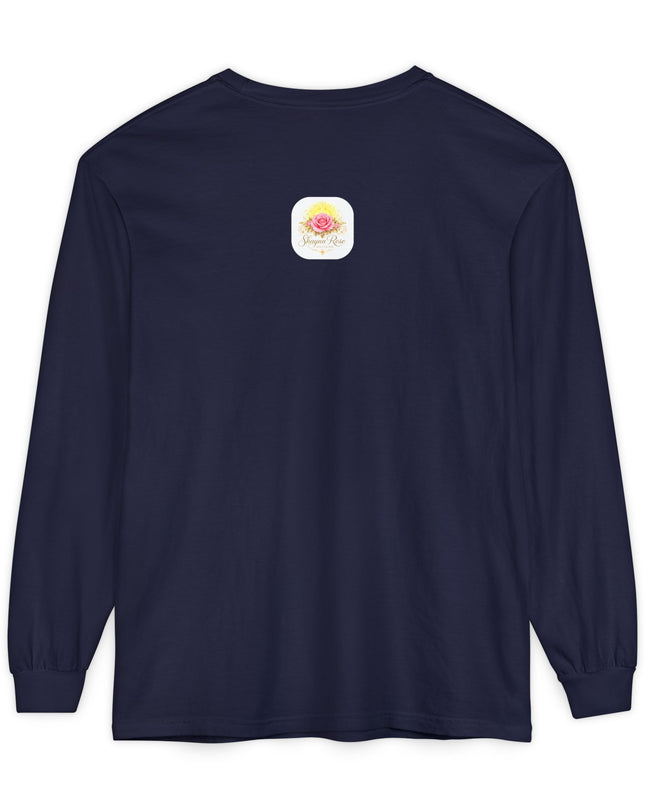 "Happy Valentine's Day" Unisex Garment-dyed Long Sleeve T-Shirt