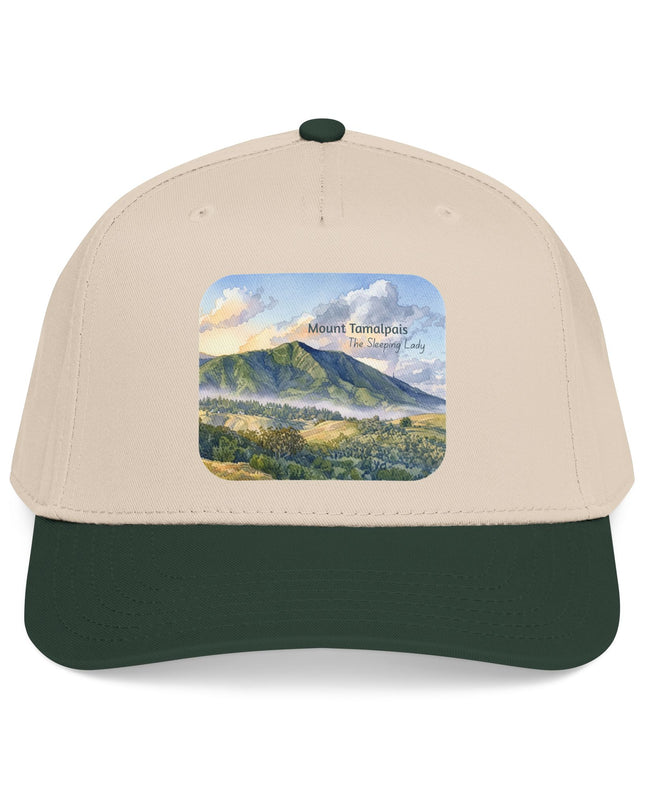 "Mount Tamalpais, the Sleeping Lady" Mid Profile Baseball Cap
