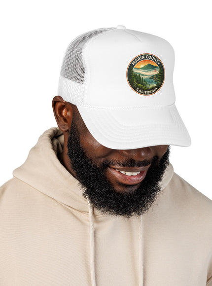 "Marin County, Above the Fog" Foam Trucker Hat