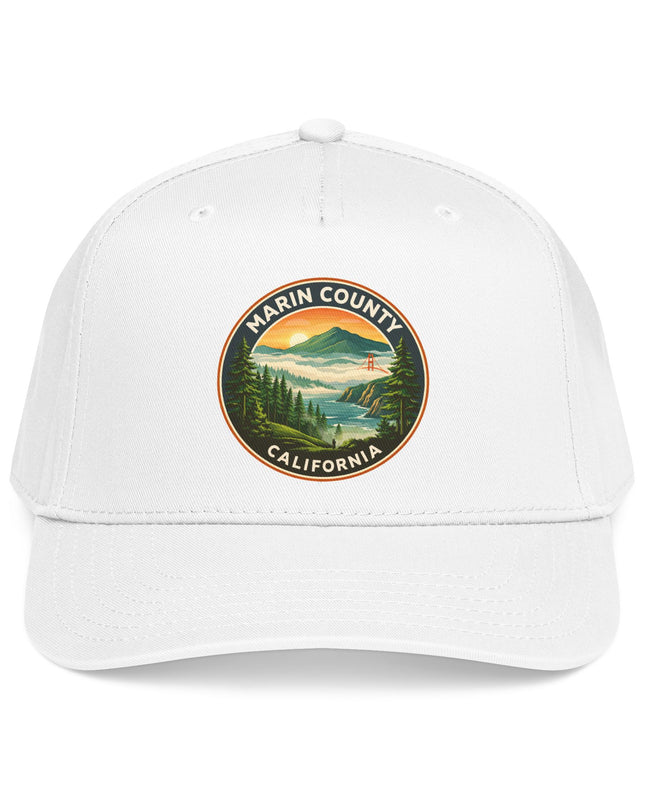 "Marin County, Above the Fog" Mid Profile Baseball Cap
