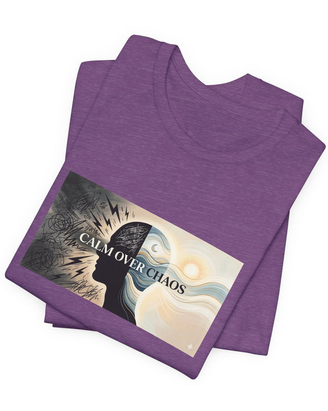 "Calm over Chaos" Unisex Jersey Short Sleeve Tee