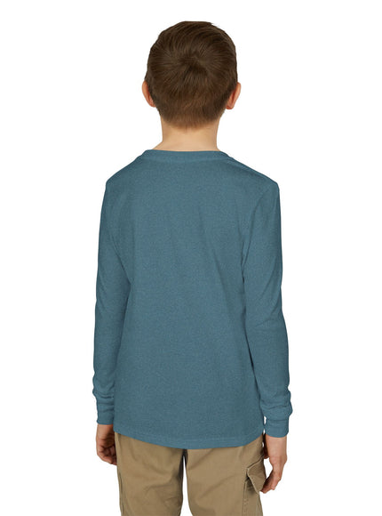 "Butterfly and Poppies" Youth Jersey Long Sleeve Tee