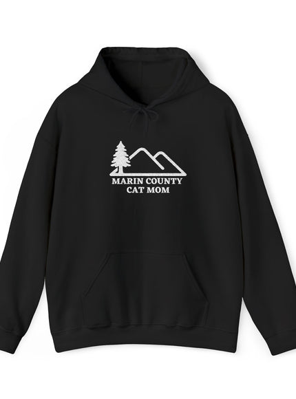 "Marin County Cat Mom" Unisex Heavy Blend Hooded Sweatshirt