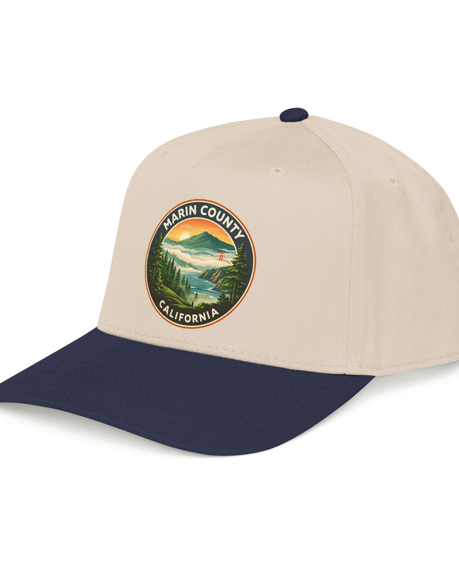 "Marin County, Above the Fog" Mid Profile Baseball Cap
