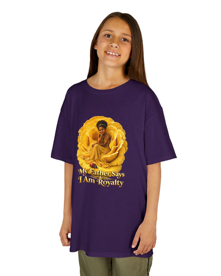"My Father Says I am Royalty" Kids Heavy Cotton Tee