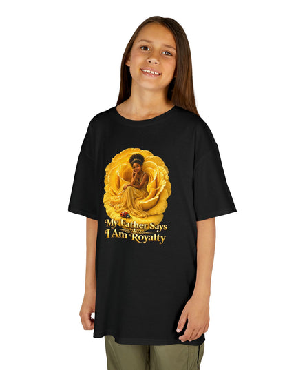 "My Father Says I am Royalty" Kids Heavy Cotton Tee