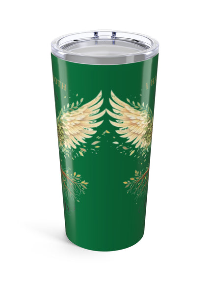 "I Have Both Roots and Wings" Tumbler 20oz