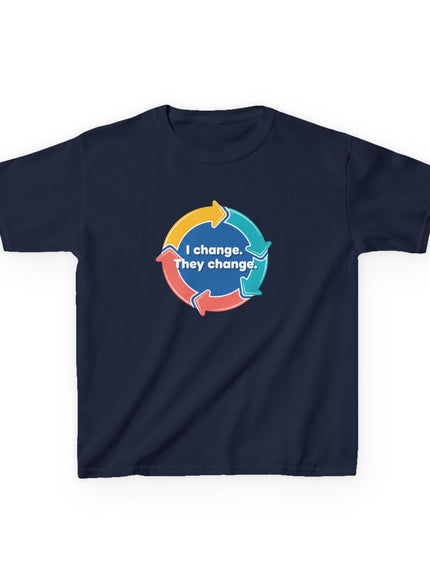 "I Change. They Change" Kids Heavy Cotton Tee