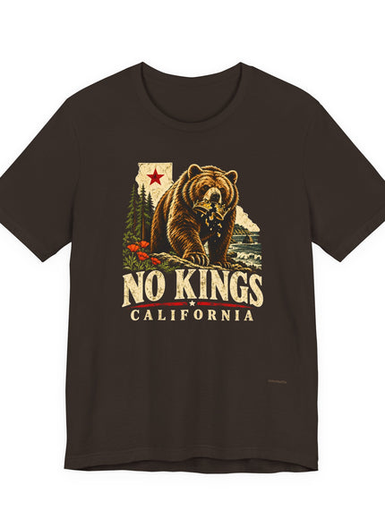 "No Kings California" Unisex Jersey Short Sleeve Tee