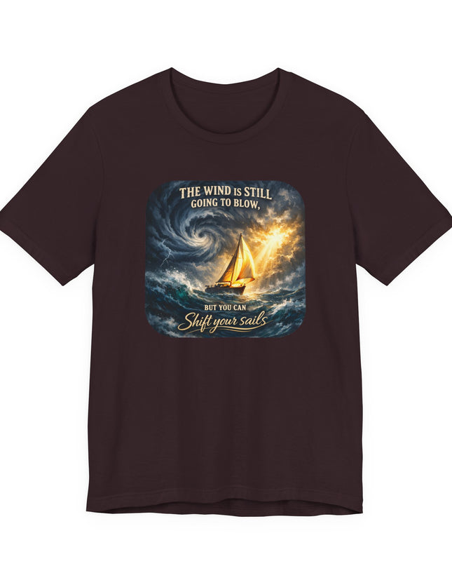 "Shift your Sails" Unisex Jersey Short Sleeve Tee