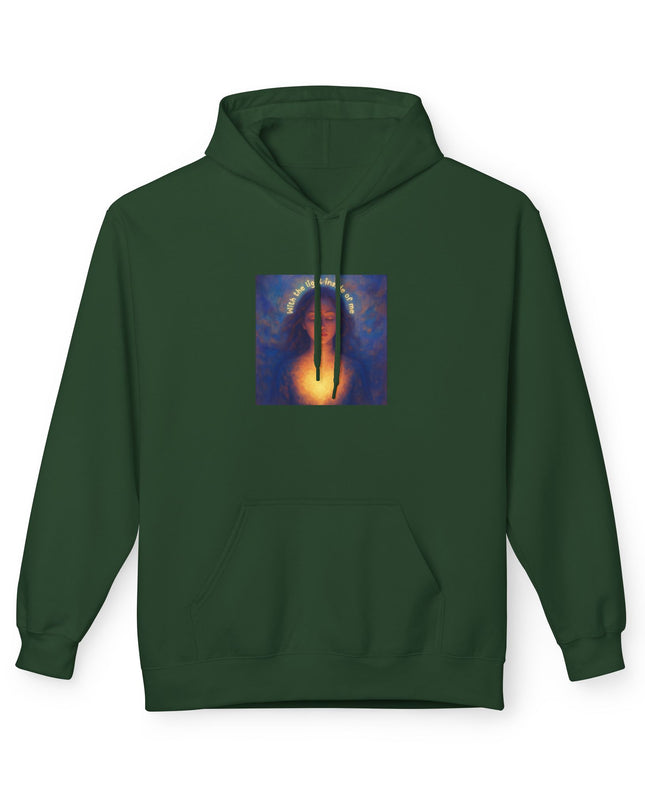 "With the Light Inside of Me" Unisex Midweight Softstyle Fleece Hoodie