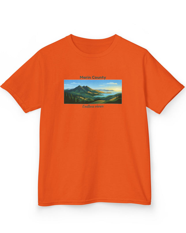 "Marin County - Endless Views" Kids Heavy Cotton Tee