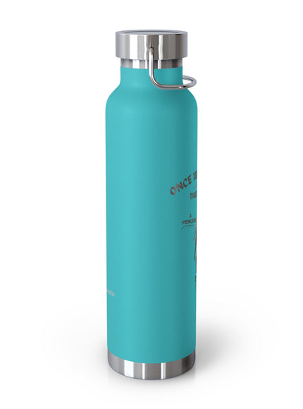 "She Saved Herself" Copper Vacuum Insulated Bottle, 22oz