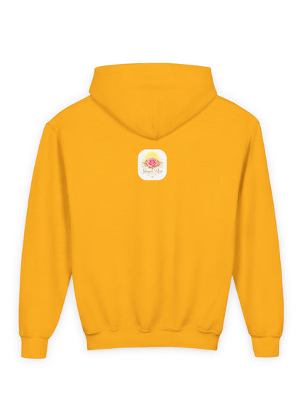 "My Father Says I am Royalty" Youth Heavy Blend Hooded Sweatshirt